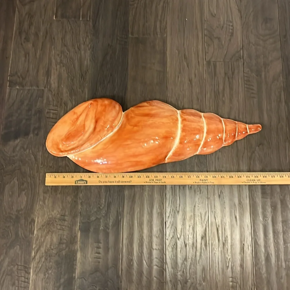 Seashell Ocean Nautical Wall Hanging Decor Metal beach shell